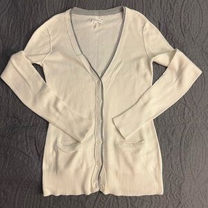 Aeropostale Cream Cardigan
